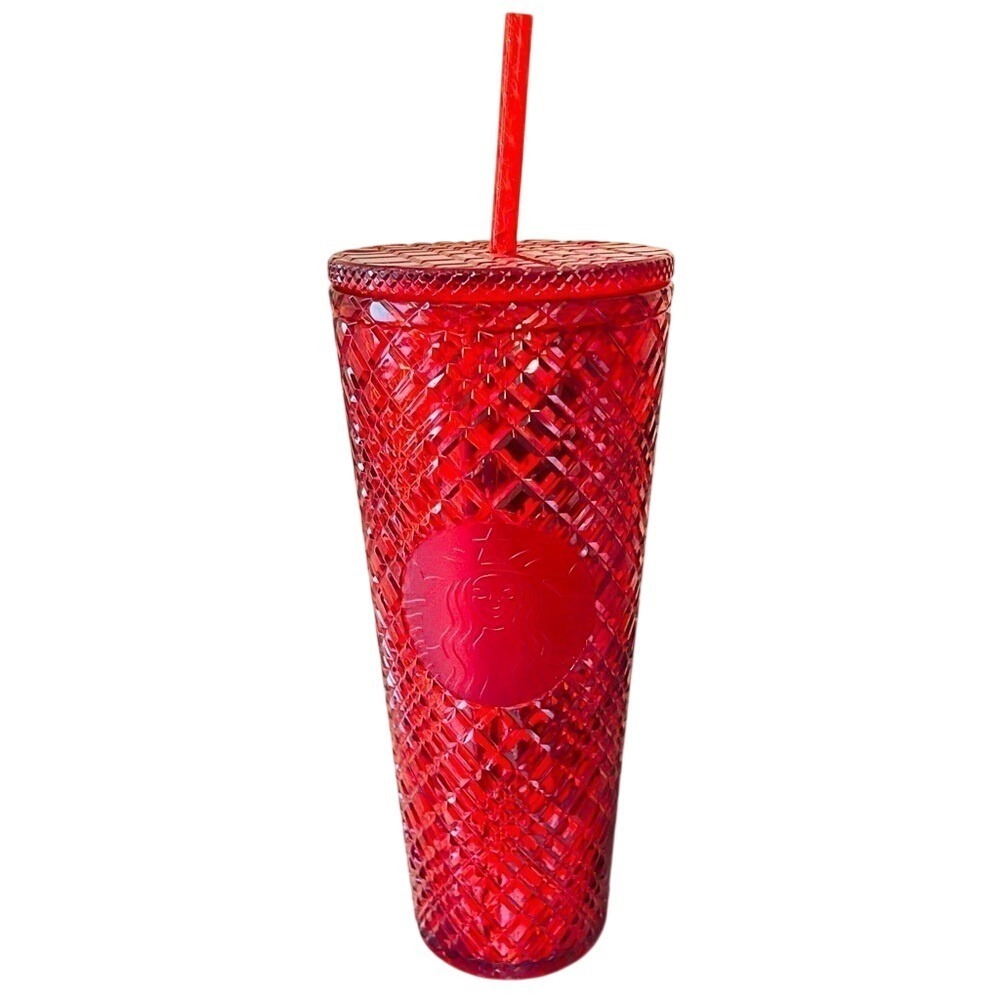 2021 Starbucks Holiday Red Jeweled Venti Tumbler NWT